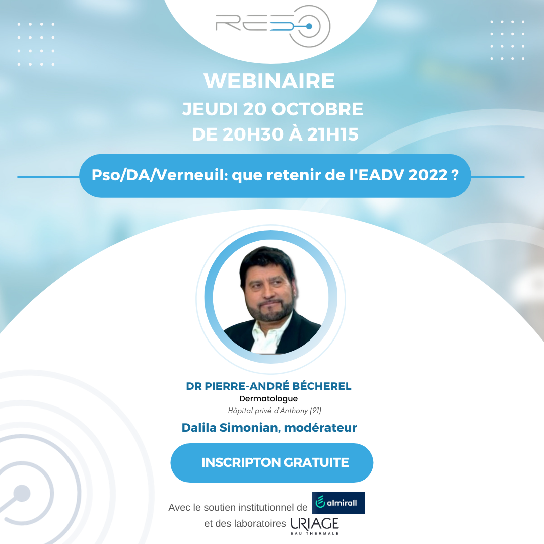 invitation webinaire dermato 20 octobre